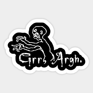 Grr argh /\ Buffy Vampire Sticker